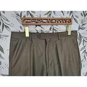 Santorelli Pants Gray Mens Size 36 Dress Pants Wool